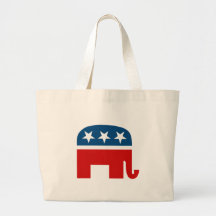 Éléphant républicain sac en toile