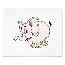 Éléphant rose graphic.png de bébé photographe