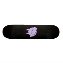 Éléphant somnolent pourpre. Bande dessinée Plateaux De Skate