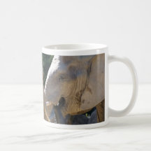 Éléphants au zoo de Philadelphie Tasse À Café