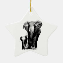 Éléphants Ornements De Noël