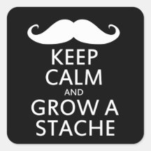Élevez un Stache Autocollants