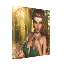 Elf dans la copie de toile en bois toiles tendues