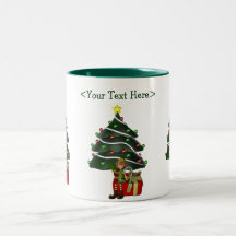 Elf drôle a personnalisé la tasse de vacances de N