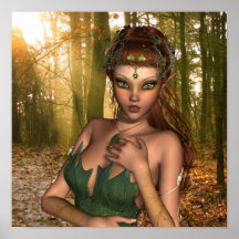 Elf en affiche en bois