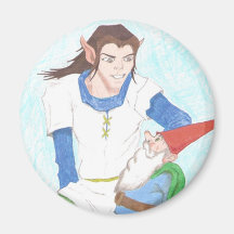 Elf et gnome aimant