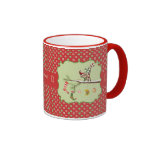 Elf mignon et chaussettes de Noël Mugs À Café