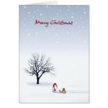 Elfe de Noël Cartes De Vœux
