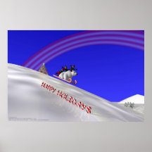 Elfes Sledding Posters