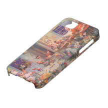 Elfes vintages et jouets de Pôle Nord de l'atelier Coques iPhone 5 Case-Mate