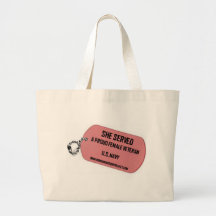 Elle a servi la collection (la marine américaine) sacs en toile