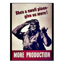 Elle est un avion de bosse nous donnent davantage cartes postales