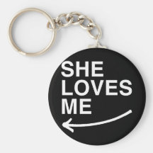 Elle m'aime (gauche) - .png porte-clefs