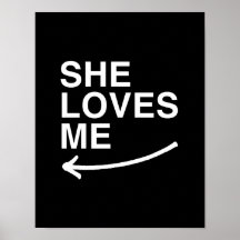Elle m'aime (gauche) - .png poster