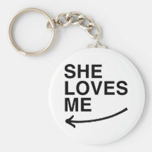 Elle m'aime .png (gauche) porte-clef
