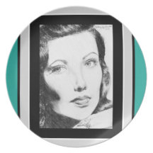 Elle yeux… assiettes pour soirée