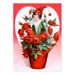 Ellen H. Clapsaddle : Roses de Valentine Modèles De Cartes De Visite
