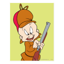 Elmer Fudd prêt à chasser Carte Postale