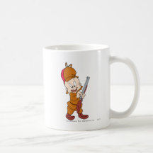 Elmer Fudd prêt à chasser Tasse