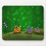 Emballage d'escargot tapis de souris