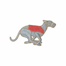 Emballage du lévrier polos brodés