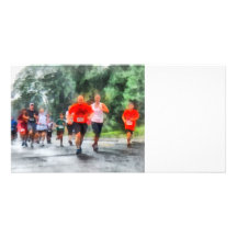 Emballage sous la pluie photocarte