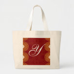 Emballages décorés d'un monogramme sacs