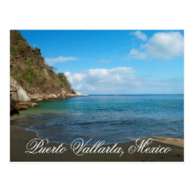 Emballement louche de plage ; Puerto Vallarta, Mex Cartes Postales