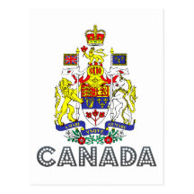 Emblème canadien cartes postales