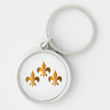 Emblème de Fleur de lis Porte-clé