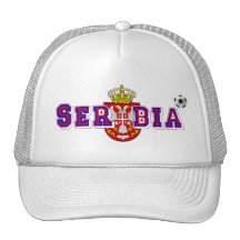 Emblème d'illustration de logo de boule de la Serb Casquettes