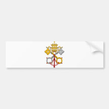 Emblème du pape officiel Symbol Coat de papauté Autocollants Pour Voiture