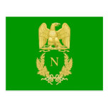 Emblème impérial de carte postale du napoléon I