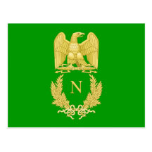Emblème impérial de carte postale du napoléon I