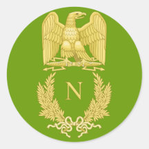 Emblème impérial du napoléon I Eagle sur l'autocol