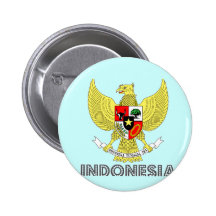 Emblème indonésien badges avec agrafe