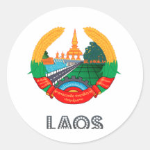 Emblème laotien adhésifs