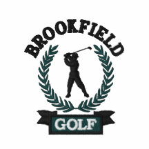 Emblème personnalisé de golf avec le feuille de la polo brodé