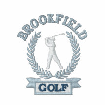 Emblème personnalisé de golf avec le feuille de la polo