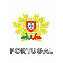 Emblème portugais carte postale