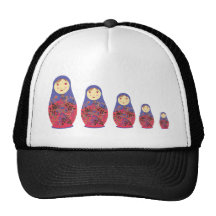 Emboîtement russe/Babushka de ~ de poupée de Matry Casquettes