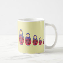 Emboîtement russe/Babushka de ~ de poupée de Matry Tasse À Café