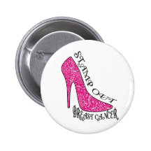 Emboutissez le cancer du sein badges avec agrafe