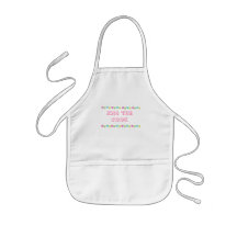 Embrassez le cuisinier (les enfants) tablier