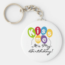 Embrassez-moi anniversaire porte-clef