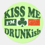 Embrassez-moi Im Drunkish Autocollants