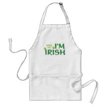 Embrassez-moi l'Irlandais Im Tablier
