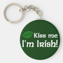 Embrassez-moi que je suis irlandais porte-clé