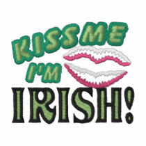 Embrassez-moi que je suis irlandais polos brodés