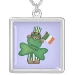 Embrassez-moi que je suis Jour de la Saint Patrick Pendentif Personnalisé